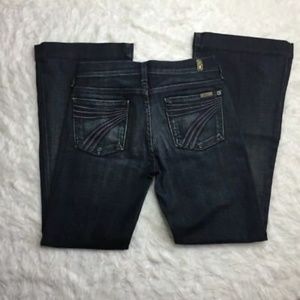7 FOR ALL MANKIND Dojo Flare Jeans Size 26 X 29